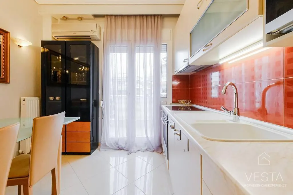 Lavender 2Bdrm Apartment, Vesta Philoxenia Thessaloniki Apartment